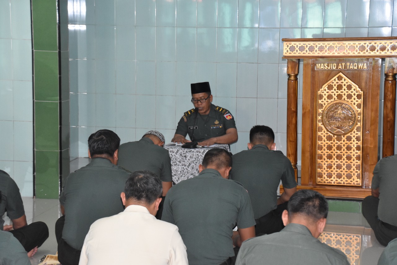 Rayakan HUT Kemerdekaan RI Ke-77, Prajurit Korem 073/Makutarama Gelar Doa Bersama